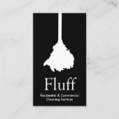 Carte De Visite Service de nettoyage des plumes de la maison (Devant)