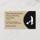 Carte De Visite Service de nettoyage du sol (Devant)