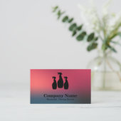 Carte De Visite Service de nettoyage élégant (Debout devant)