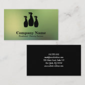 Carte De Visite Service de nettoyage élégant (Devant / Derrière)