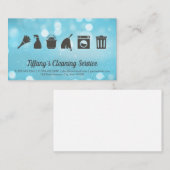 Carte De Visite Service de nettoyage | Fournitures de nettoyage |  (Devant / Derrière)