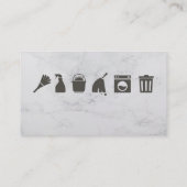 Carte De Visite Service de nettoyage | Fournitures de nettoyage do (Dos)