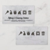 Carte De Visite Service de nettoyage | Fournitures de nettoyage do (Devant / Derrière)