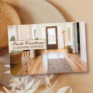Carte De Visite Service de nettoyage intérieur à domicile professi