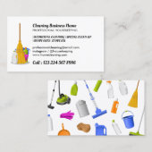 Carte De Visite Service de nettoyage Janitorial Standard (Devant / Derrière)