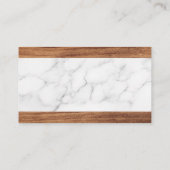 Carte De Visite Service de nettoyage | Logo de la femme de ménage  (Dos)