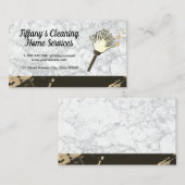 Carte De Visite Service de nettoyage | Maid | Duster (Devant / Derrière)