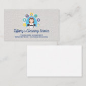 Carte De Visite Service de nettoyage | Maid | Maison Deep Clean (Devant / Derrière)