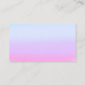 Carte De Visite Service De Nettoyage Maison Classique Maid Blue Om (Dos)