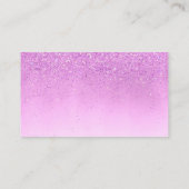 Carte De Visite Service De Nettoyage Maison Classique Maid Purple (Dos)