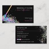 Carte De Visite Service de nettoyage Maison de femme de ménage et  (Devant / Derrière)