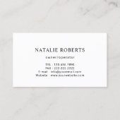 Carte De Visite Service de nettoyage ménager (Dos)