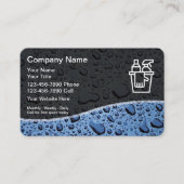 Carte De Visite Service De Nettoyage Moderne (Devant)