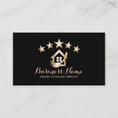 Carte De Visite Service de nettoyage moderne 5 étoiles ménage de l (Devant)