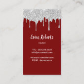 Carte De Visite Service De Nettoyage Moderne Lecteurs D'Argent Ent (Dos)