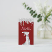 Carte De Visite Service De Nettoyage Moderne Lecteurs D'Argent Ent (Debout devant)