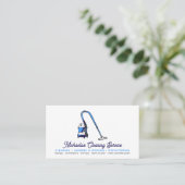 Carte De Visite Service de nettoyage moderne Médias sociaux (Debout devant)