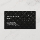 Carte De Visite Service De Nettoyage Moderne Silver Spray Luxe Noi (Dos)