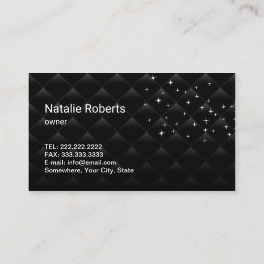 Carte De Visite Service De Nettoyage Moderne Silver Spray Luxe Noi (Dos)