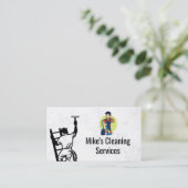 Carte De Visite Service de nettoyage | Nettoyage de fenêtres | Col (Debout devant)