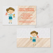 Carte De Visite Service de nettoyage | Nettoyage de la maison | Pl (Devant / Derrière)