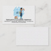 Carte De Visite Service de nettoyage | Nettoyer les fournitures |  (Devant / Derrière)