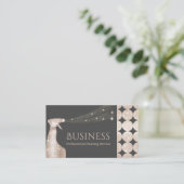 Carte De Visite Service de nettoyage par pulvérisation de Parties  (Debout devant)