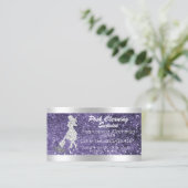 Carte De Visite Service de nettoyage Parties scintillant de goutte (Debout devant)