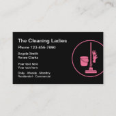 Carte De Visite Service de nettoyage pour dames (Devant)