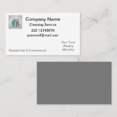 Carte De Visite Service de nettoyage professionnel (Devant / Derrière)