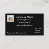 Carte De Visite Service de nettoyage professionnel (Devant)