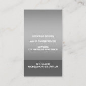 Carte De Visite Service de nettoyage professionnel de maison ménag (Dos)