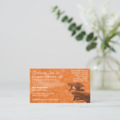 Carte De Visite Service de nettoyage professionnel/entretien ménag (Debout devant)