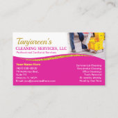 Carte De Visite Service de nettoyage professionnel/entretien ménag (Devant)