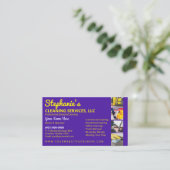 Carte De Visite Service de nettoyage professionnel/entretien ménag (Debout devant)