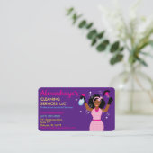 Carte De Visite Service de nettoyage professionnel/entretien ménag (Debout devant)