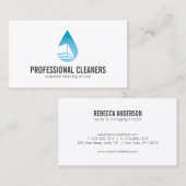 Carte De Visite Service de nettoyage professionnel, Lavage de pres (Devant / Derrière)