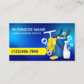 Carte De Visite Service de nettoyage professionnel Marine moderne  (Devant)