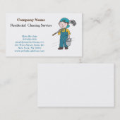Carte De Visite Service de nettoyage professionnel moderne (Devant / Derrière)