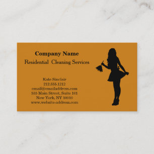 Carte De Visite Service de nettoyage professionnel moderne