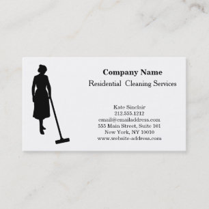 Carte De Visite Service de nettoyage professionnel moderne