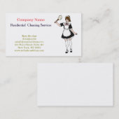 Carte De Visite Service de nettoyage professionnel moderne (Devant / Derrière)