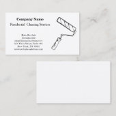 Carte De Visite Service de nettoyage professionnel moderne (Devant / Derrière)