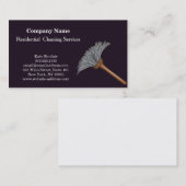 Carte De Visite Service de nettoyage professionnel moderne (Devant / Derrière)