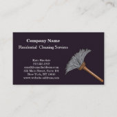 Carte De Visite Service de nettoyage professionnel moderne (Devant)