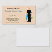 Carte De Visite Service de nettoyage professionnel moderne (Devant / Derrière)