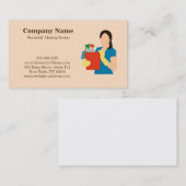 Carte De Visite Service de nettoyage professionnel moderne (Devant / Derrière)