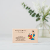 Carte De Visite Service de nettoyage professionnel moderne (Debout devant)