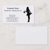Carte De Visite Service de nettoyage professionnel moderne (Devant / Derrière)