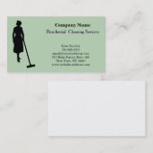 Carte De Visite Service de nettoyage professionnel moderne (Devant / Derrière)
